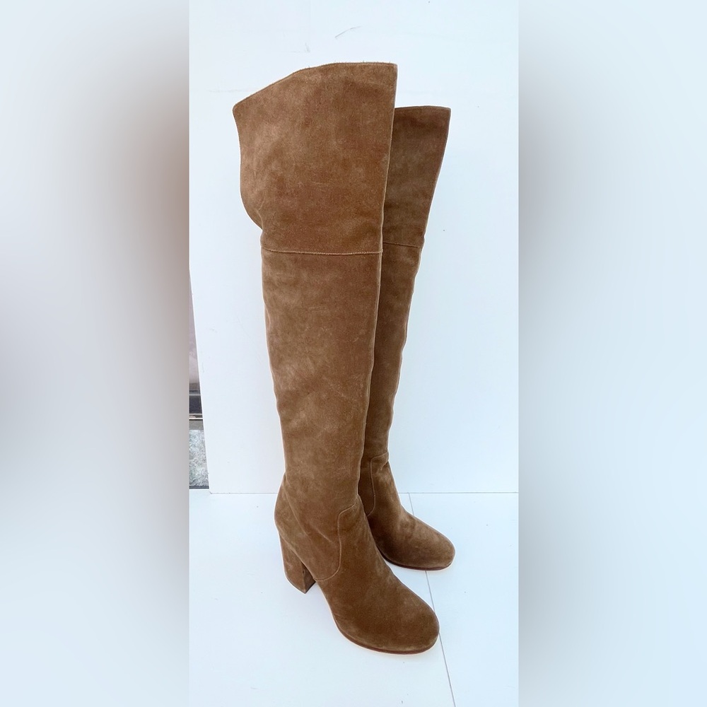Via Spiga Over the Knee Finlay Suede Leather Boots